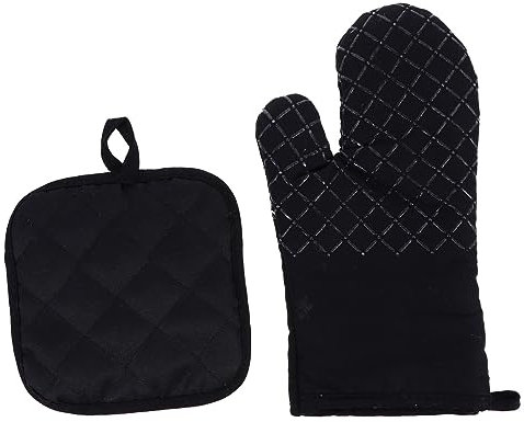 Ciieeo 1 Satz Hitzebeständige Handschuhe Aus Silikon Einmachgläser Mit Deckel Fäustlinge Kinder Topfunterlage Aus Silikon Topflappen Handschuhe Backhandschuh Ofen Baumwolle Mikrowelle