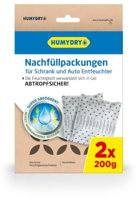 Humydry Nachfüllpackungen fur Eco-box Schrank und Auto Entfeuchter