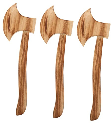 JEWEDECO 3pezzi Tre Di Giocattoli Legno Per Halloween Props Per Cosplay e Scherzi Decorazioni Per Feste Tema Halloween Leggeri e Durevoli Perfetti Per Gioco Di Ruolo Dal