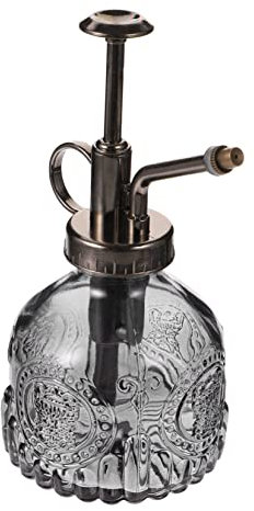 SEWOART Vintage Glas Sprühflasche Mit Gravur Präziser Bewässerungssprüher Für Zimmerpflanzen Bonsai Und Kleine Gartenpflanzen Komfortable Handhabung Für Innen Außenbereiche