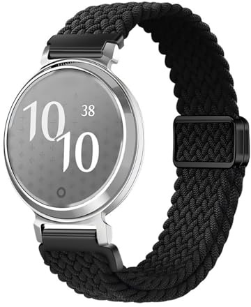 14 mm ögla glidande nylon vävd rem for Garmin Lily 2 damarmband(01 Black)