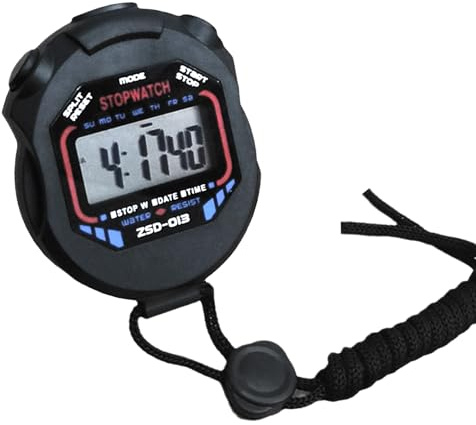 NXPUXP Cronometro Sportivo Digitale Portatile Per Calcio, Basket, Corsa, Nuoto, Fitness