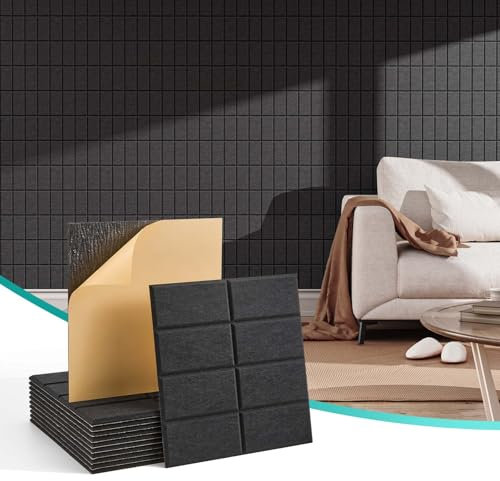 Soundsbay Tablón de anuncios de fieltro grande, autoadhesivo, 120 x 90 cm, decorativo, 0,9 cm de grosor, moderno y libre de empalmar, para oficinas, escuelas y