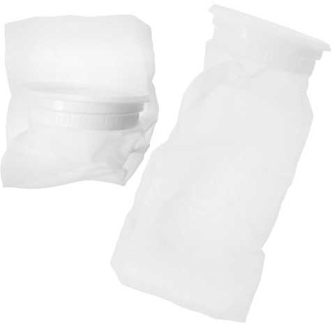 Levemolo 2 Pièces Filtre Nylon pour Couvercle IBC Lot Maille Lavable pour Couvercle de Tonneau et Récupérateur Eau de Pluie Accessoires Réservoir Tote Tank