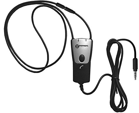Geemarc Iloop+ Induktionsschlinge Neckloop Halsringschleife 3,5mm für Musik-Fernseh