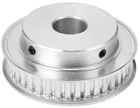 Aluminium XL 40 Zähne 15 mm Bohrung Zahnriemen Riemenscheibe Flansch Synchronrad für 10 mm CNC-Riemen
