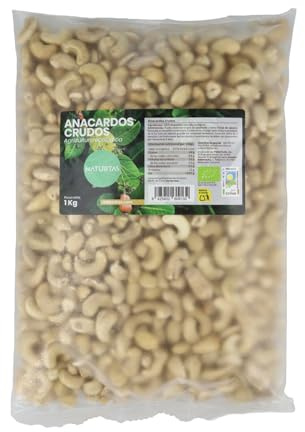 Anacardos BIO | 1 kg | Naturitas Essentials | Anacardos crudos Bio | Formato familiar rico en magnesio | Frutos Secos y Semillas