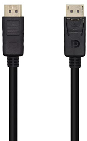 Aisens - Cable Displayport V1.2 4K@60Hz. Dp/M-Dp/M. Negro. 1.0M