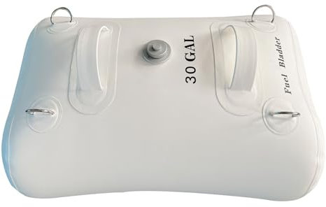 Fuel Bladder Emergency Tanks for Extended Range Fishing,Boating,Yachting,Sailing, Ferrying,Marine Cruising Trips and Motor Sport Racing (30 Gallons)