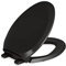 Kohler 4713-RL-7 French Curve READYLATCH Quiet Close Sedile WC allungato, nero