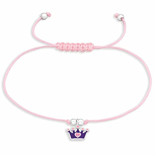 MONKIMAU Armband mit Kronen Anhänger aus 925 Silber
