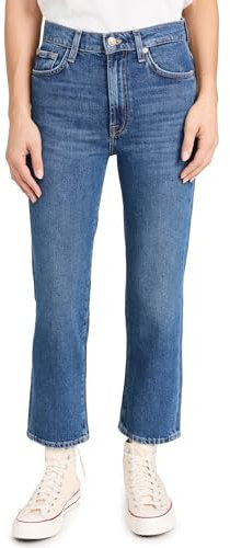 7 for All Mankind Damen Logan Stovepipe Straight Leg Explorer Jeans, 23