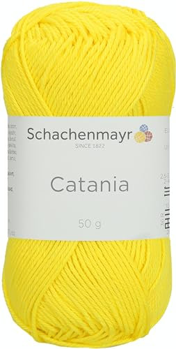 Schachenmayr Catania, 50G neon yellow Handstrickgarne