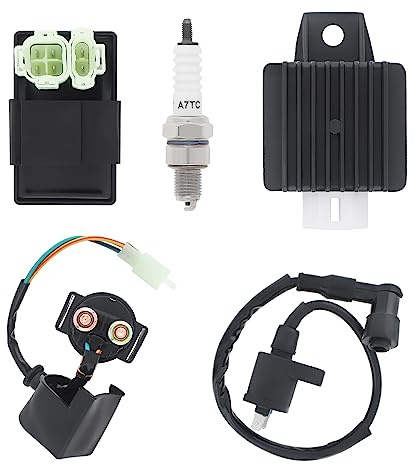 Windance Tändspole, GY6 AC CDI regulator relä likriktare tändstift 50cc 125cc 150cc ATV fyrhjuling motorcykel skoter