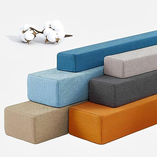 Hsiock Individuelle Größe Bettlückenfüller,Bettbrücken-Matratzenfüllkissen, Kopfteilkissen,Armlehnenkissen,rechteckiges Sofa-Nackenrolle Bettbrücke,Twin-zu-Einzel-/Doppel-/Kingsize-Bett