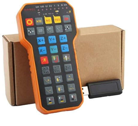 Contrôleur de volant USB sans fil à commande manuelle CNC Générateur d'impulsions manuel pour tour CNC gravure fraiseuse (WHB02)