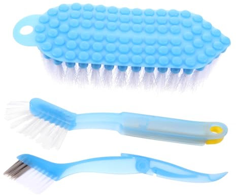SEWOART 3-teiliges Set Detail-Reinigungsbürste für Küche und Bad steife Abflussbürsten