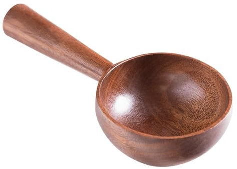 Cucharas de madera para cocinar, Cucharón de madera, Cucharón grande de madera, Cucharones grandes de madera para mezclar y hornear, cucharones de madera natural para servir