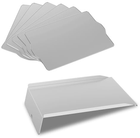 BAC012 Drip Pan Heat Baffle and BAC507 Liners Replacement Kit for Traeger Pro 22 Series Pellet Grills, Grill Grease Drip Tray for Traeger Pro 575, Eastwood 22, Lil Tex Pro, Lil Tex Elite, BBQ07E