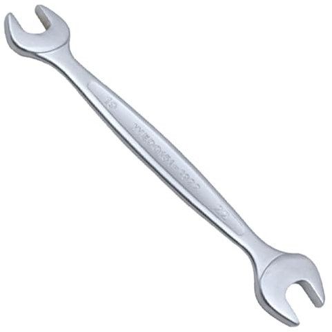 WEDO Chiave a doppia estremità aperta, chiave aperta, metrica, acciaio al carbonio, dimensioni 27 x 30 mm, lunghezza 300 mm, acciaio al carbonio, resistente alla corrosione, forgiata una tantum