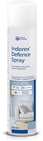 Indorex Household Flea Spray for The Home – Powerful Flea & Pest Control for Home, Effective Against Fleas, Ticks, Bed Bugs, Long-Lasting Safe for Indoor Use Easy Application – 500ML