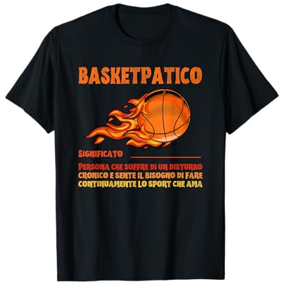 Regalo Divertente Basket Basketpatico Amante Del basket Maglietta