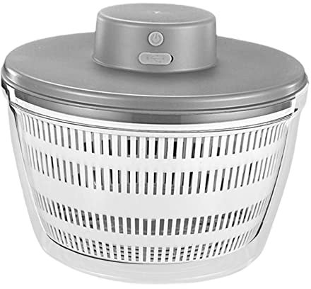 Essoreuse à salade électrique système d'égouttage automatique pour laitue légumes gris