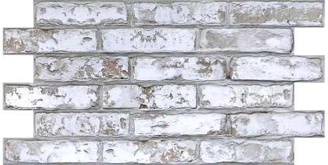 Commomy 12 Pezzi Pannelli murali 3D Adesivi Murali Mattone, 58 x 30 cm, Pannelli Decorativi per Pareti 3D Mattoni, PVC, Rivestimento Murale Finto Mattone Decorazione per Pareti Interne (2,08 m²)