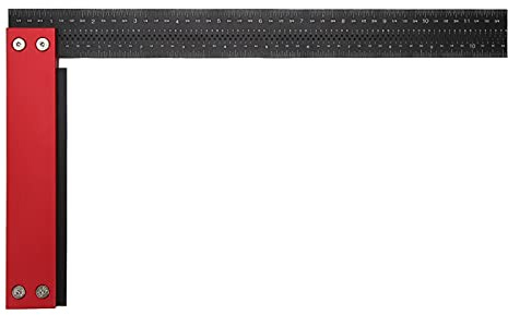 T-Lineal, Lochreißer, Linie, Anritzen, Holzbearbeitung, Messen, Markieren, durchgestrichenes Werkzeug, professionelle, langlebige Aluminiumlegierung, 30,5 cm, für Tischler,