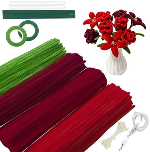 SHENGYIG 400 Piezas 32 cm Limpiadores de Pipas para Manualidades