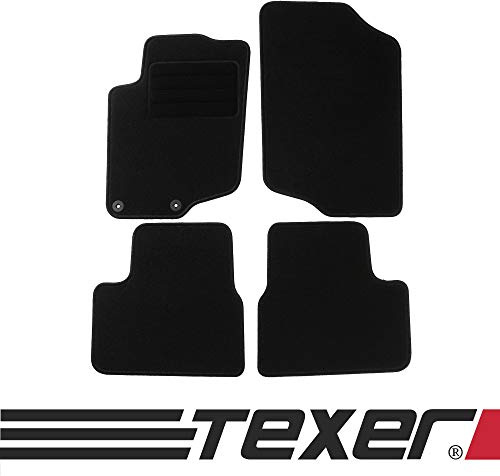 CARMAT TEXER Textil Fußmatten Passend für Peugeot 207 Bj. 2006-2012 Basic