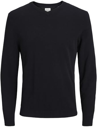 Jack & Jones Noos Jersey de Punto para Hombre Negro (Black Black) M