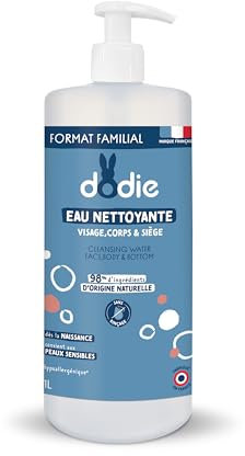 Dodie, Acqua Detergente 3 in 1, senza Profumo, 1 L