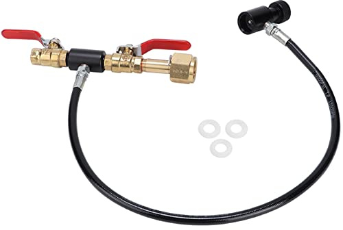Garosa CO2 Refill Adapter for Soda Makers Compatible with CGA320 Tanks 24inch Hose Included Accessories