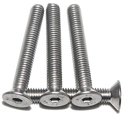 50 Stück M3 x 35 mm Senkkopfschrauben Edelstahl DIN 7991 Senkkopf Innensechskant A2 V2A VA | DIN 7991, A2 V2A VA, Senkkopf