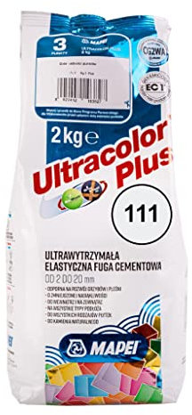 MAPEI ULTRACOLOR PLUS 2kg 111 silbergrau - zementäre Flexfuge für Fugenbreiten bis 20 mm