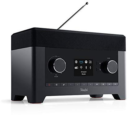 Teufel Radio 3SIXTY (Negro) - Radio FM/Dab+ estéreo con Bluetooth, Entrada de USB, Spotify…