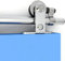 CCJH 167CM/5.5FT Sliding Barn Door Hardware Kit Track Roller Closet Rail Accessory Stainless Steel