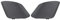 KASturbo Cubierta Retrovisor Trasera Tapa de Espejo Latera para Fiat Grande Punto Evo 735596884 735539385 Izquierda Derecha