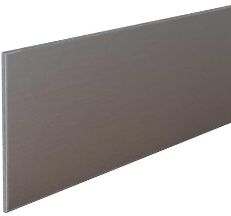 Battiscopa | alluminio | argento | spessore 2 mm | altezza 60 mm | lunghezza 2500 mm | non forato | battiscopa | 1 pezzo