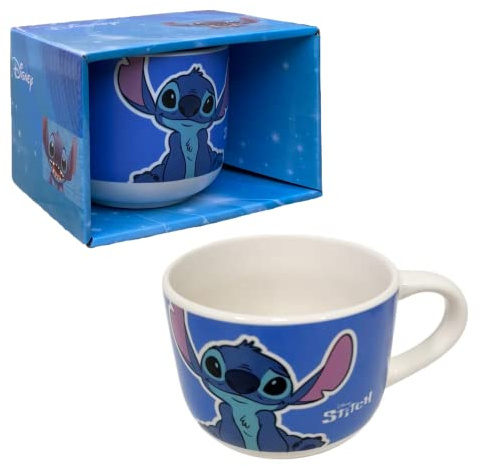 Disney Stitch Tasse à café en céramique design classique pour adultes et adolescents