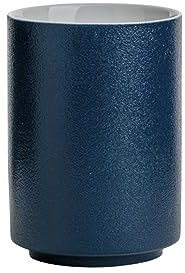 RabyLeo Simple frosted ceramic mug, toothbrush holder, hotel wash cup, home B&B toothbrush cups. (Navy blue)