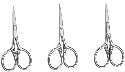 Beavorty 3stücke Edelstahl Bartschere Für Präzises Trimmen Männer Bartpflege Werkzeug Hochwertige Haarschneider Mit Langlebiger Klinge Für Gesichtshaar Und Styling Silbernes Design