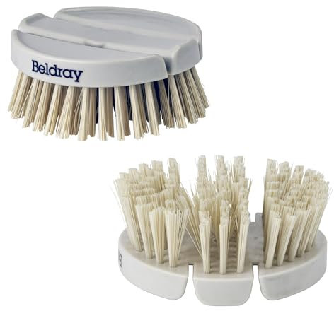 Beldray LA032784FEU7 Deep Clean Flexi Scrubbing Brush – Handheld Cleaning Brush with Strong and Durable Bristles, Flexible Design to Clean Tight Areas, Precision Cleaning, Ideal for All Hard Surfaces