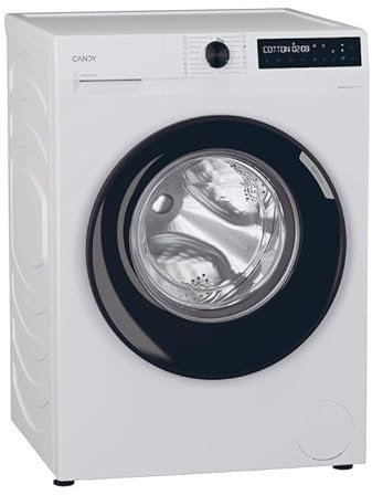 Candy ProWash 500 BR 48B6-S Lavadora 8 KG, 1400 RPM, Display Digital, Conectividad WIFI, Control Remoto, 16Ciclos, Inverter SpeedDrive, Inicio Diferido 24H, Bloqueo Infantil, Detector KG, 72DB, Blanco