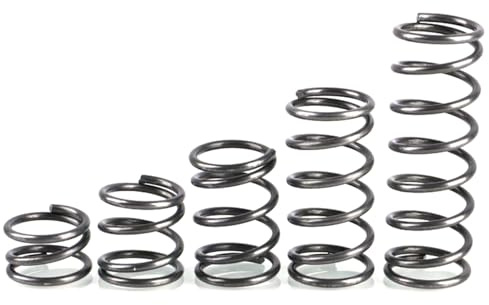 Druckfeder, 2mm x 16mm x 25mm, elastischer und multifunktionaler Federstahl, 10 Stück