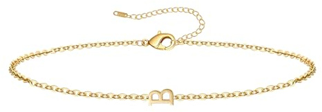 RMMD Armband Damen Gold Silber - 18K Gold/Weißgold Vergoldete Initialen Armband mit Buchstaben Armbänder Personalisiert Geschenke Modeschmuck für Frauen Teenager Mädchen