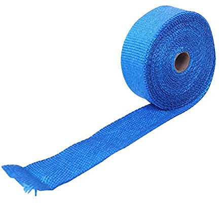 Bande Thermique Echappement 5M rouleau bouclier thermique moto échappement thermique bande en-tête tuyau enveloppe thermique bande Protection thermique avec des attaches en acier inoxydable Isolant Th