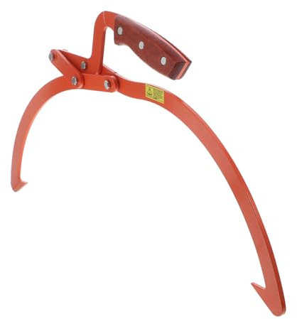 DOITOOL Herramientas Para Levantar Madera Levantador De Troncos Pinzas Para Agarrar Leña Garfio De Troncos Pinzas De Leña De Alta Resistencia Pinzas De Registro Aleación De Acero