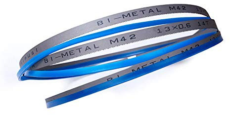 Ground Tooth Band Saw Blade, 3Pcs 1735mm Bandsaw Blade HSS Band saw Blades M42 Bimetal Bandsaw Blades For Metal Cutting 1735mm*13mm*0.65mm M42(1418T)